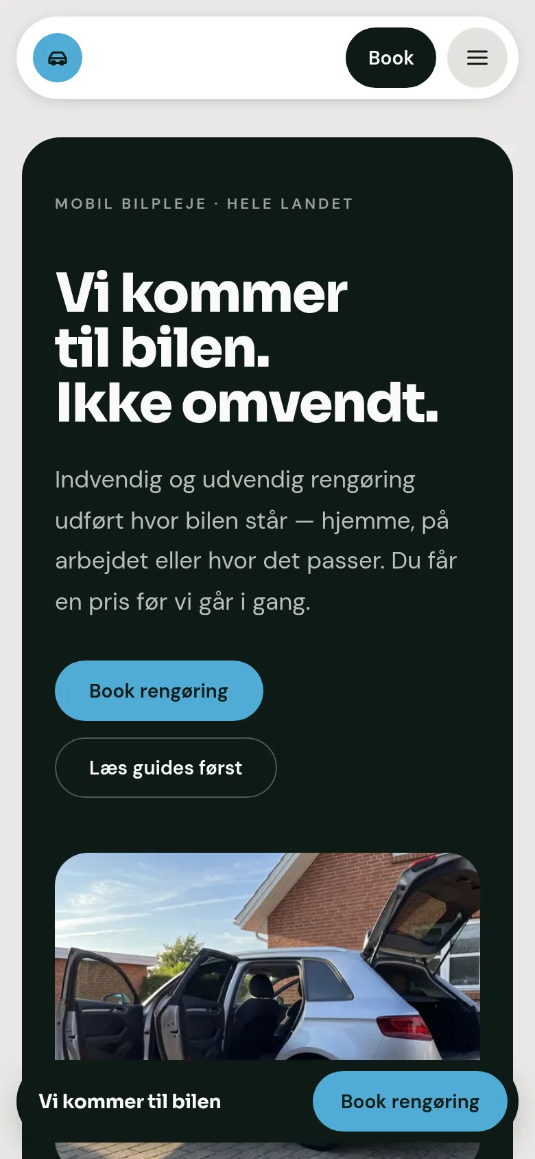 Forside · Astro på mobil