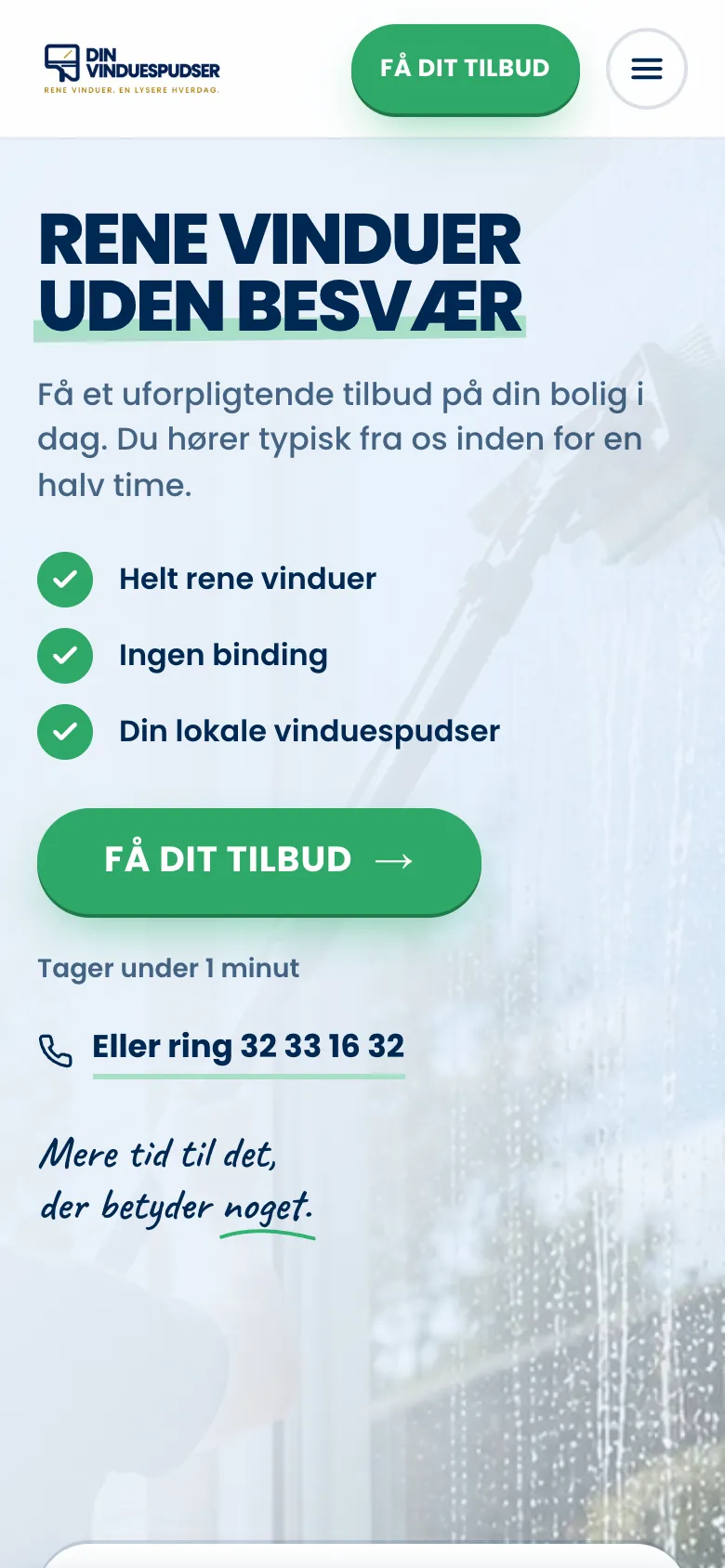 Forside · Astro på mobil