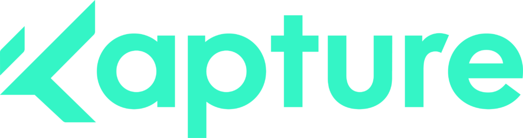 Kaptures Logo i grøn farve og uden baggrund.